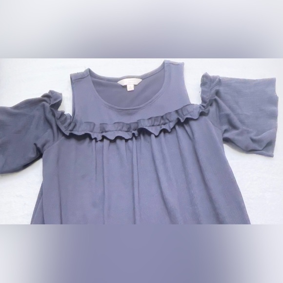 LC Lauren Conrad Ruffle Cold-Shoulder Dress - Picture 7 of 10